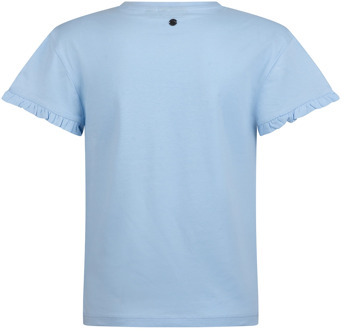 meisjes t-shirt Pastel blue - 128-134