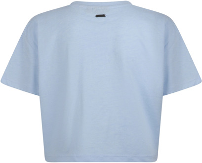 meisjes t-shirt Pastel blue - 128-134