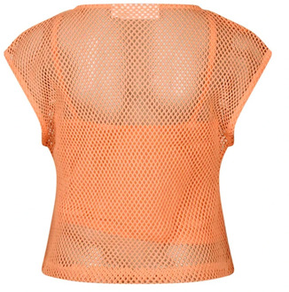 meisjes t-shirt Perzik - 116-122