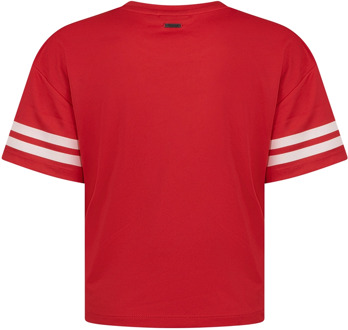meisjes t-shirt Rood - 128-134