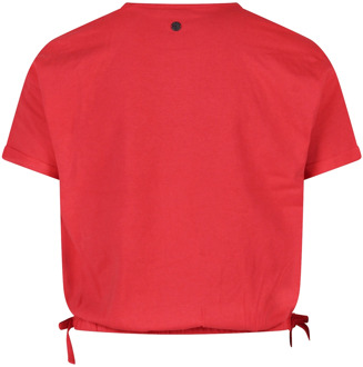 meisjes t-shirt Rood - 140-146