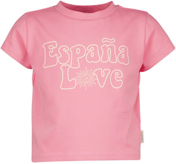 meisjes t-shirt Rose - 128