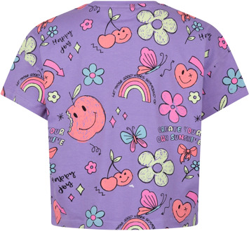 meisjes t-shirt Violet - 128-134