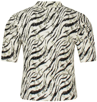 meisjes t-shirt Wit - 164-170