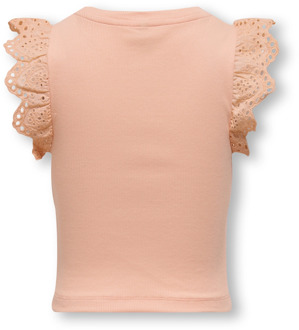 meisjes t-shirt Zalm - 146-152