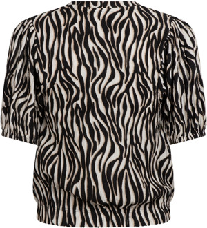 meisjes t-shirt Zand - 128-134