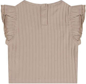 meisjes t-shirt Zand - 80