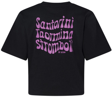 meisjes t-shirt Zwart - 116-122