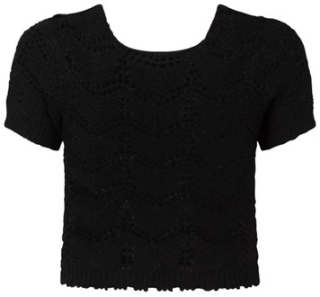 meisjes t-shirt Zwart - 128-134