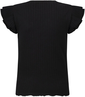 meisjes t-shirt Zwart - 140-146