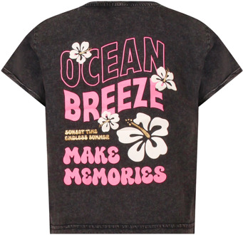 meisjes t-shirt Zwart - 164-170