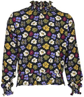 Meisjes top - Fieke - Bloemen - Maat 122/128
