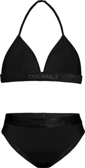 Meisjes Triangle Top bikini Effen