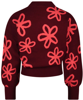 meisjes trui Donker rood - 152-158