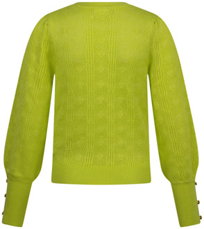 meisjes trui Lime - 152-158