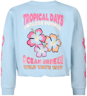 meisjes trui Pastel blue - 152-158