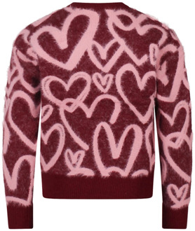 meisjes trui Wijn rood - 128-134