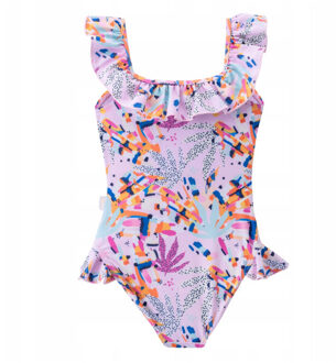 Meisjes verona ééndelig badpak - maat 134 Veelkleurig