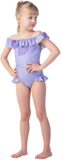 Meisjes verona ééndelig badpak Paars - 128