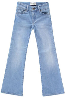 Meisjes Veronique Jeans - Stone Wash Used - Maat 128
