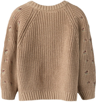 meisjes vest Bruin - 92