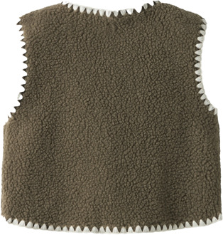 meisjes vest Bruin - 92