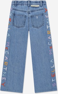 Meisjes Wijdpijpen Jeans in Blauw - 16J / 176cm