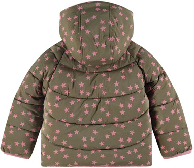 meisjes winterjas Army - 140