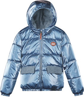 meisjes winterjas Blauw - 134-140