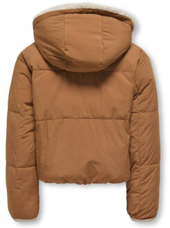 meisjes winterjas Bruin - 164