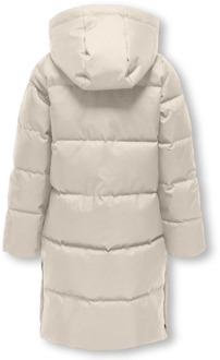 meisjes winterjas Ecru - 140