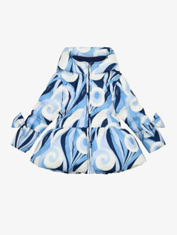 Meisjes winterjas nylah powder blue Blauw - 116