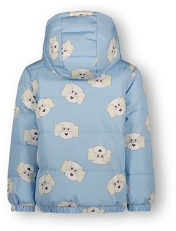 meisjes winterjas Pastel blue - 92