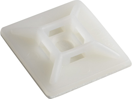 Meister Bevestigingssokkel 19.5X19.5 25St W - WU7452020