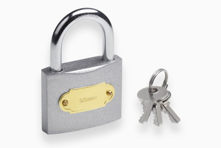 Meister Hangslot Staal 50Mm W - WU9518120