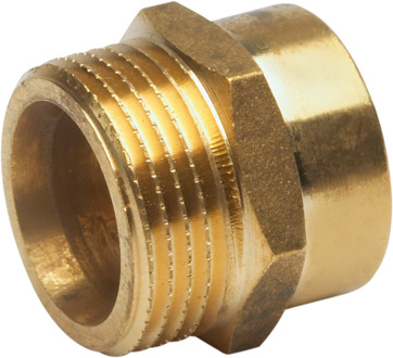 Meister Messing Dubbele Nippel 3/4X1/2 W - WU9922330