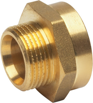 Meister Messing Dubbele Nippel 3/4X1'' W - WU9922470