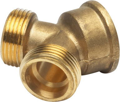 Meister Messing Tweewegs-Verdeelstuk 3/4 W - WU9922160
