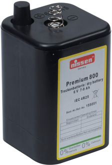 Meister NISSEN Droge Batterij 6V 7-9Ah - WU4716000