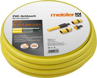 Meister Slang Aansluitset 20M 1/2 W - WU9926280