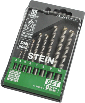 Meister Steenboren Set 8Dlg W - WU5598000