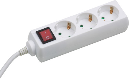 Meister Stekkerdoos 3+Schakelaar 1,4M Wi - WU7430110