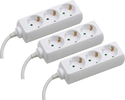 Meister Stekkerdoos 3V 140Cm Wi 3 Stuks W - WU7430380