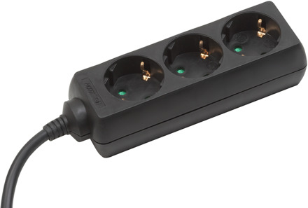 Meister Stekkerdoos 3V 140Cm Zw - WU7430020