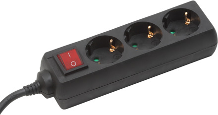 Meister Stekkerdoos 3V Schakel 140Cm Zw - WU7430120