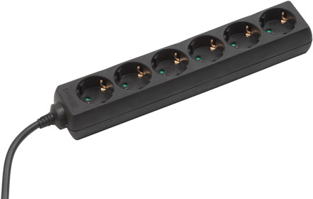 Meister Stekkerdoos 6V 140Cm Zw - WU7430420