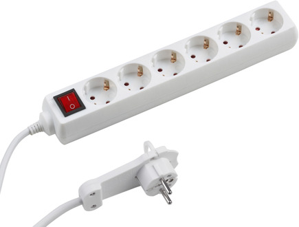 Meister Stekkerdoos 6V Schakel Vlak 2M Wi W - WU7430880