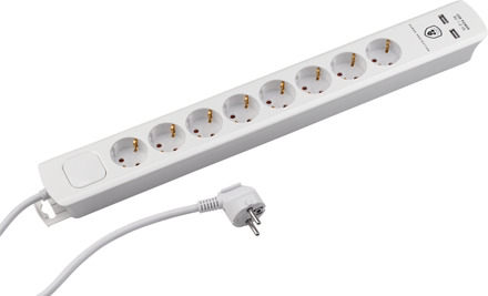 Meister Stekkerdoos 8V Schakel 2Xusb 1,4M W - WU7430770