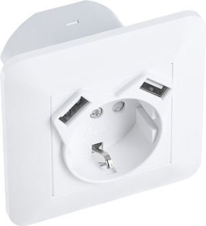Meister Stopcontact Met 2Xusb 2.4A - WU7426880