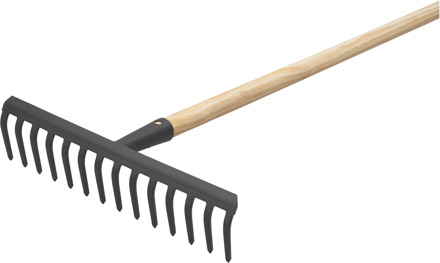 Meister Tuinhark 14T Zw Met Steel - WU9850710